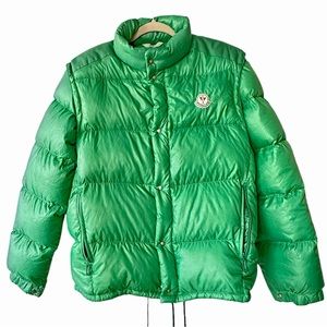 Moncler Green Puffer Jacket